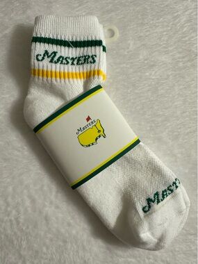 Men’s Masters socks. Purchased at the 2026 Masters at Augusta National